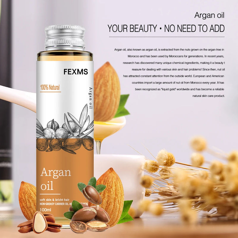 Premium Argan Oil — 100% Natural Care for Hair & Skin