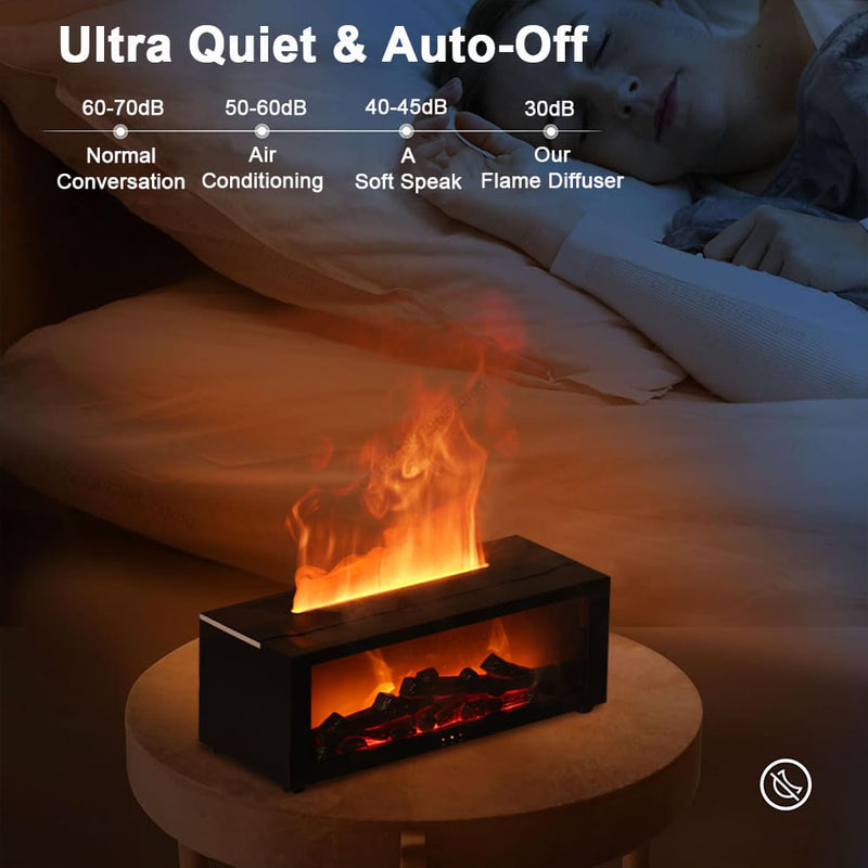 WarmAura™ Aromatherapy Flame Diffuser + 2 Free Oils