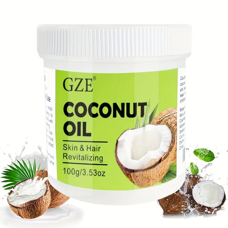 Pure Cold-Pressed Coconut Oil for Skin & Hair