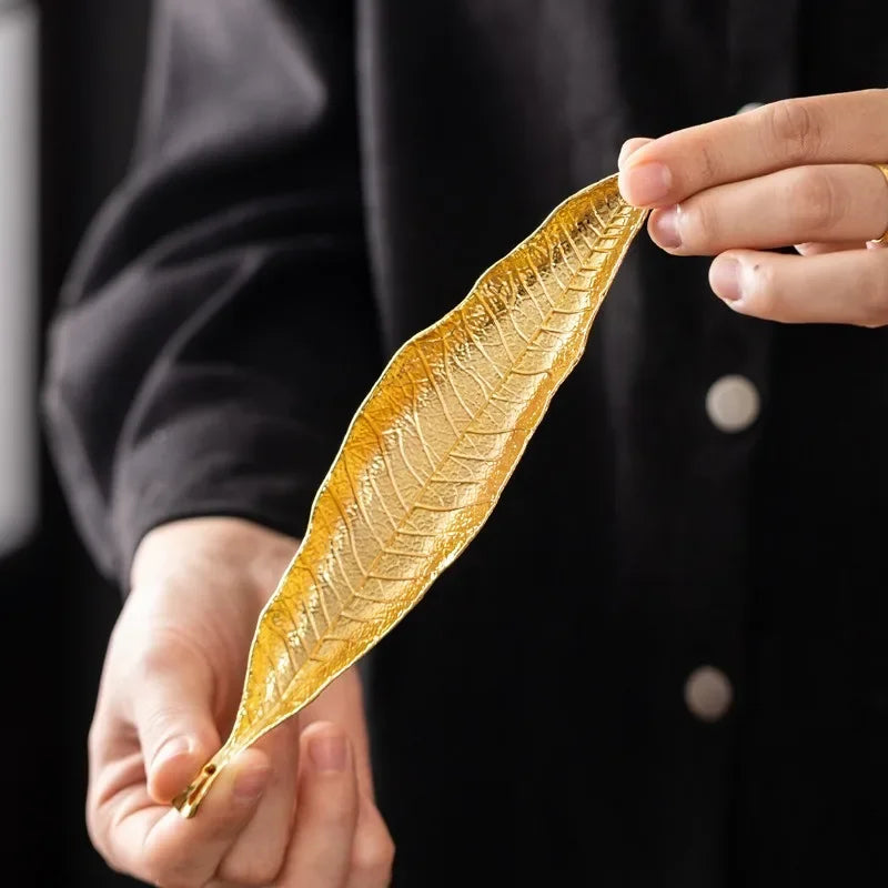 Long Leaf Incense Holder – Ash Catcher & Burner Stand for Meditation & Yoga
