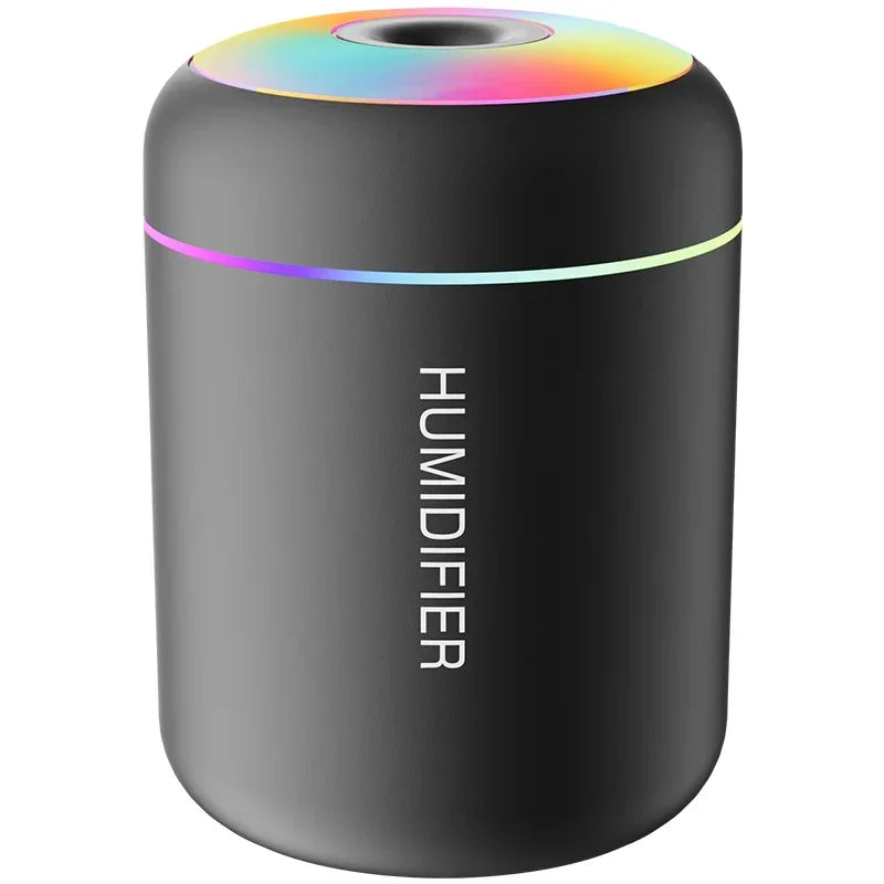 Mini Essential Oil Diffuser – USB Humidifier with LED Lights for Every Room