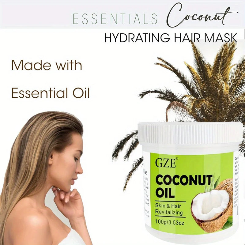 Pure Cold-Pressed Coconut Oil for Skin & Hair