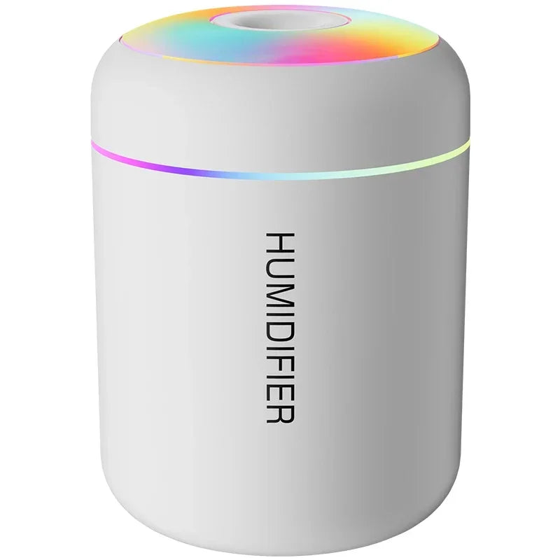 Mini Essential Oil Diffuser – USB Humidifier with LED Lights for Every Room