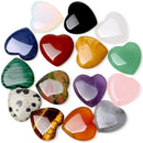 Amethyst & Agate Heart Crystals (10 pcs) - VitaalBoost